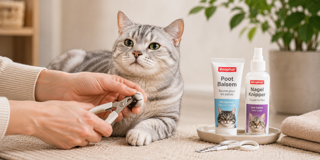 Poot- & nagelverzorging voor katten