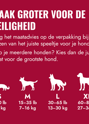 KONG Size Up For Safety maatgids