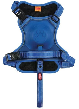 Zolux Szelki ze smyczą automatyczną Easyride XL niebieskie