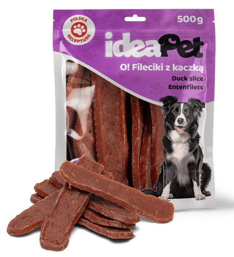 IdeaPet Fileciki z kaczką 500g