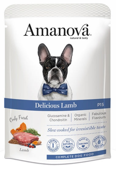 Amanova Dog Adult Delicious Lamb - jagnięcina saszetka 100g [P15]