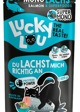 Lucky Lou SuperMono Łosoś saszetka 125g