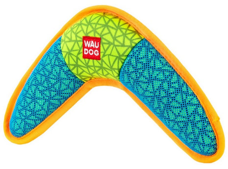 Collar WauDog Fun Bumerang 24x14cm niebieski