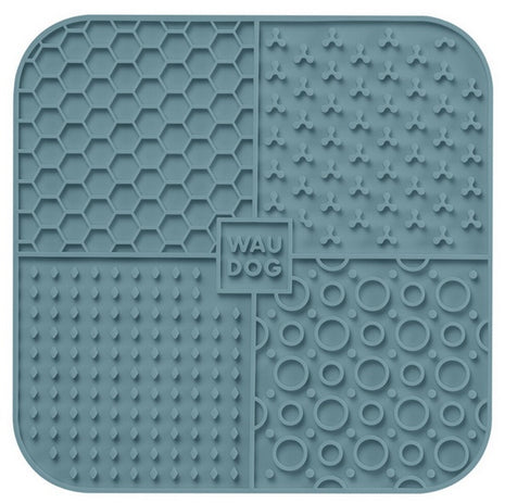 Collar WauDog Silicone Mata do lizania 19x19x1cm szara