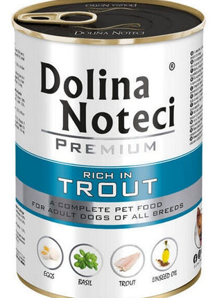 Dolina Noteci Premium Pies Pstrąg puszka 400g