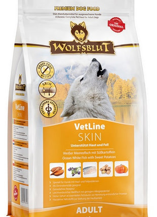 Wolfsblut Dog VetLine Skin - biała ryba oceaniczna i bataty 2kg