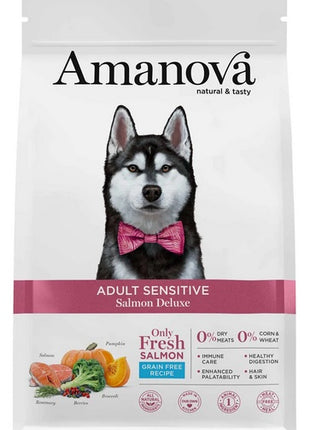Amanova Dog Adult Sensitive Salmon Deluxe - łosoś 10kg