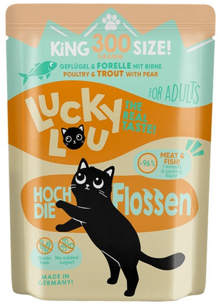 Lucky Lou Lifestage Adult Drób i pstrąg saszetka 300g