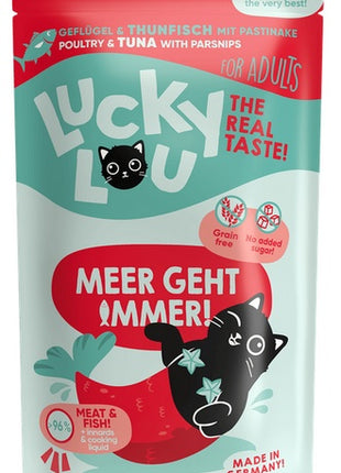 Lucky Lou Lifestage Adult Drób i tuńczyk saszetka 125g