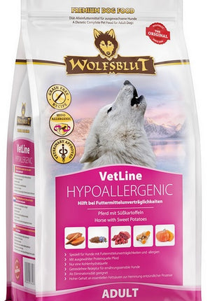 Wolfsblut Dog VetLine Hypoallergenic - konina i bataty 2kg