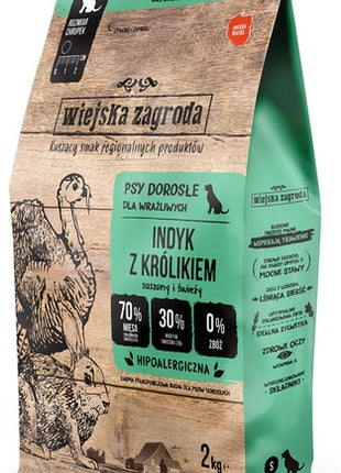 Wiejska Zagroda Indyk z królikiem small 2kg