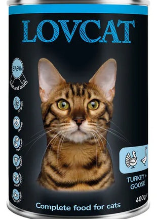 Lovcat Best Turkey & Goose puszka 400g