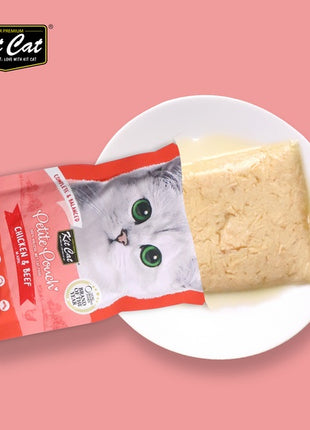 Kit Cat Petite Pouch Tuna Chicken & Beef saszetka 70g