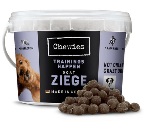 Chewies Trainings-Happen Koza monobiałkowe, bezzbożowe wiaderko 300g