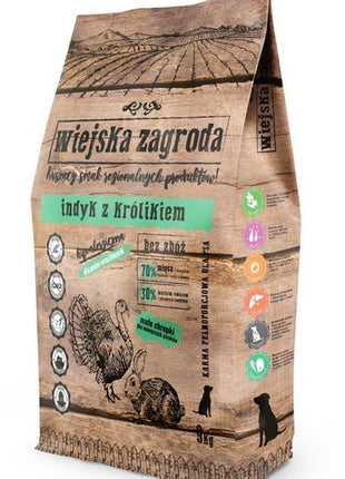 Wiejska Zagroda Indyk z królikiem small 9kg