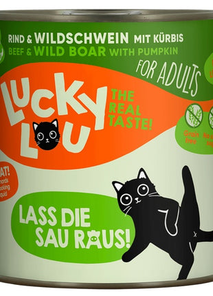 Lucky Lou Lifestage Adult Wołowina i dzik puszka 800g