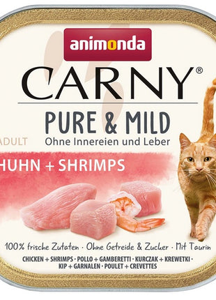 Animonda Carny Pure & Mild Kurczak + Krewetka tacka 100g