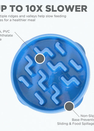 Outward Hound Fun Feeder Mini Miska spowalniająca niebieska [67830]