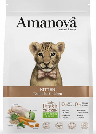 Amanova Cat Kitten Exquisite Chicken - kurczak 1,5kg