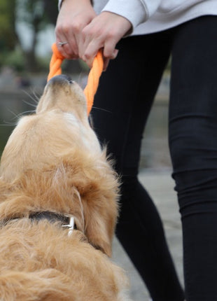 Dingo Zabawka dla psa - Ringo zaplatane Energy 18cm czerwono-zielone