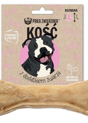 Paka Zwierzaka Kość z dodatkiem żwacza L 13,5cm