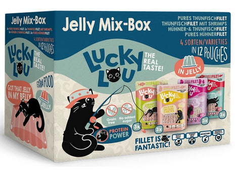 Lucky Lou Extrafood Jelly-Mix-Box Multipack w galaretce saszetki 12x70g