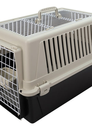 Ferplast Atlas 30 Open - transporter z otwieranym sufitem beżowo-czarny [73017099]