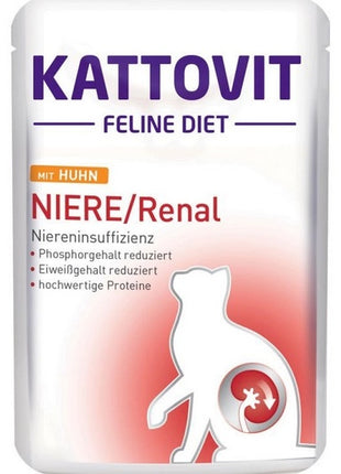 Kattovit Feline Diet Niere/Renal kurczak saszetka 85g