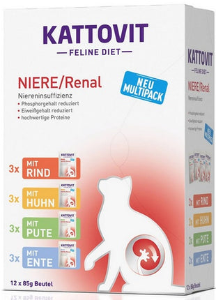 Kattovit Feline Diet Niere/Renal Multipack saszetki 12x85g