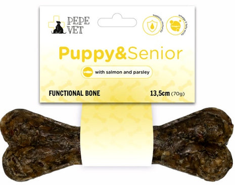 Paka Zwierzaka PEPE VET Kość funkcjonalna Puppy & Senior 13,5cm