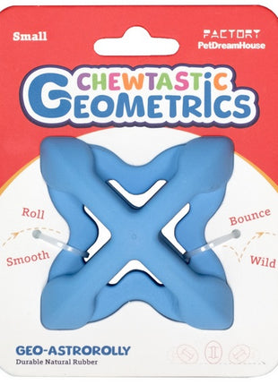 PetDreamHouse Zabawka gumowa Geo-Astro Rolly błękitna