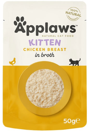 Applaws saszetka dla kota Kitten Kurczak w rosole 50g