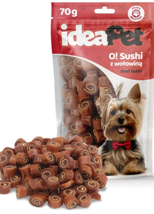 IdeaPet O! Sushi z wołowiną 70g
