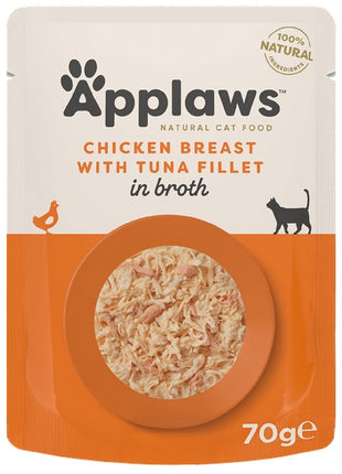 Applaws saszetka dla kota Kurczak z Tuńczykiem w rosole 70g
