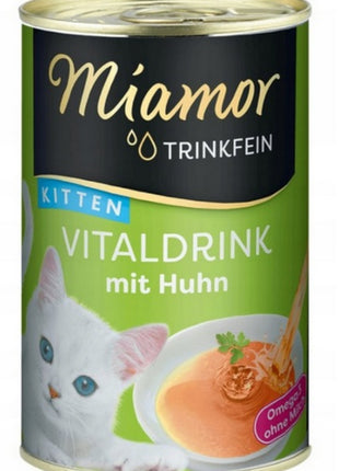 Miamor Vitaldrink Kitten z kurczakiem puszka 135g