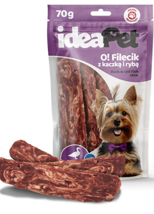 IdeaPet O! Fileciki z kaczką i rybą 70g