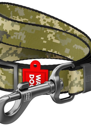 Collar WauDog Nylon Smycz nylonowa regulowana M 20mm/152-183cm, wzór MILITARY