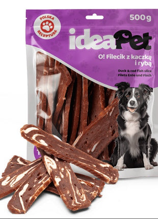 IdeaPet Fileciki z kaczką i rybą 500g