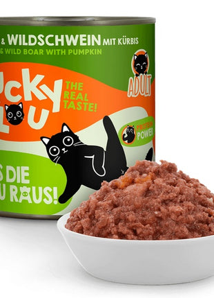 Lucky Lou Lifestage Adult Wołowina i dzik puszka 800g