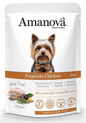 Amanova Dog Adult Exquisite Chicken - kurczak saszetka 100g [P03]