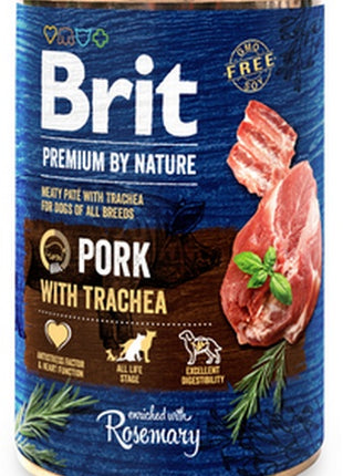 Brit Premium By Nature Pork & Trachea puszka 400g