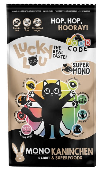 Lucky Lou Food Code Mono Królik 340g