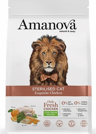 Amanova Cat Sterilised Exquisite Chicken - kurczak 300g