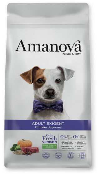 Amanova Dog Adult Exigent Venison - dziczyzna 2kg