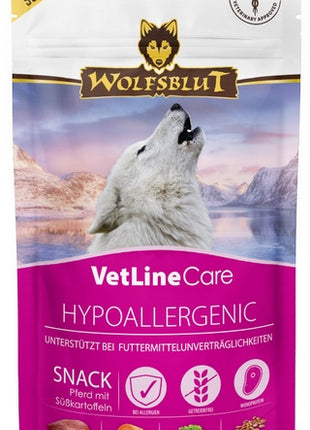 Wolfsblut Dog VetLine Snack Hypoallergenic - konina i bataty 100g