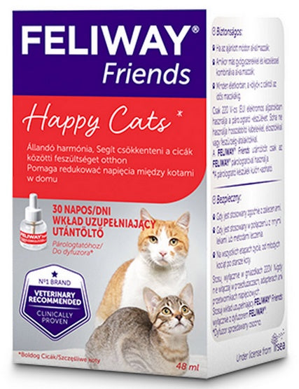 Feliway Friends - kocie feromony Wkład uzupełniający 48ml (30 dni)