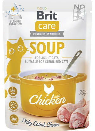 Brit Care Cat Soup Chicken saszetka 75g