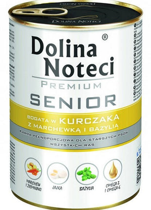 Dolina Noteci Premium Pies Senior Kurczak puszka 400g