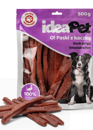 IdeaPet Paski z kaczką 500g