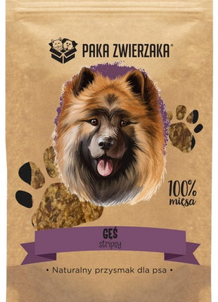 Paka Zwierzaka Stripsy Gęś 100% 70g